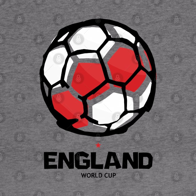 England Football Country Flag by KewaleeTee